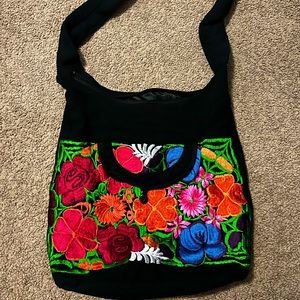 Floral hobo bag